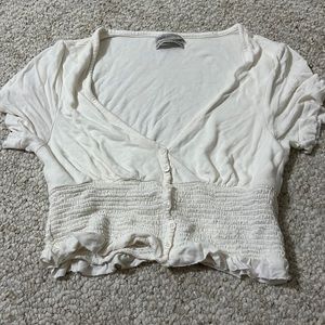 White Crop Top